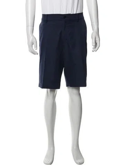 Pre-owned Kjus Flat Front Shorts In Blue