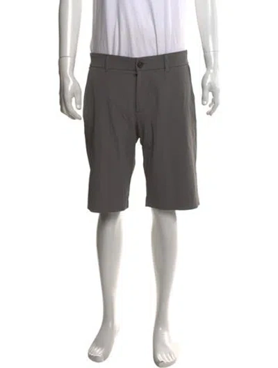 Pre-owned Kjus Flat Front Shorts In Grey