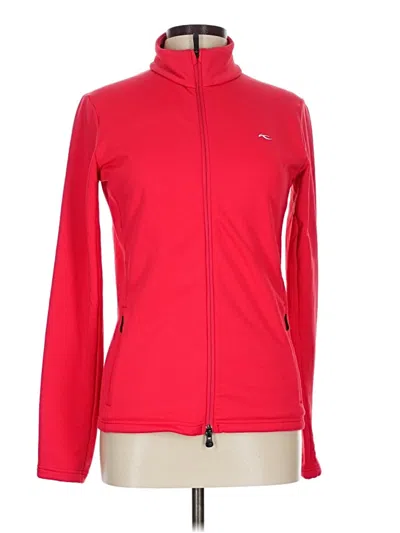 Pre-owned Kjus Fleece Jacket In Red