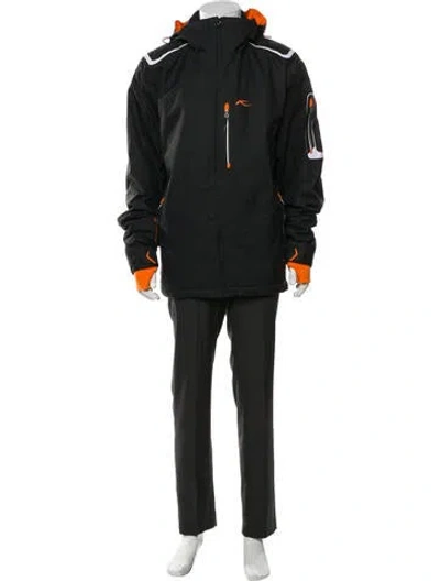 Pre-owned Kjus Graphic Print Parka In Green