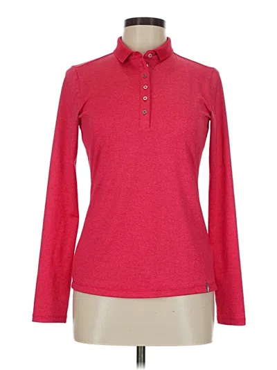 Pre-owned Kjus Long Sleeve Polo Shirt In Red