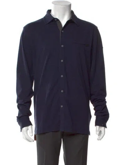Pre-owned Kjus Long Sleeve Shirt In Blue