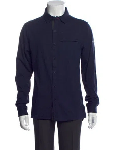 Pre-owned Kjus Long Sleeve Shirt In Blue