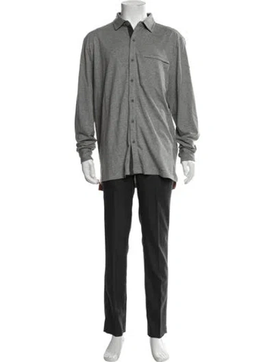 Pre-owned Kjus Long Sleeve Shirt In Gray