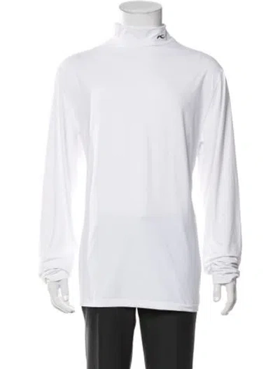 Pre-owned Kjus Long Sleeve Shirt In White