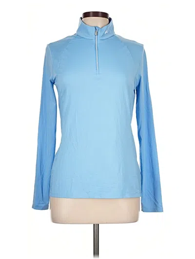 Pre-owned Kjus Long Sleeve Top Blue Turtleneck Tops