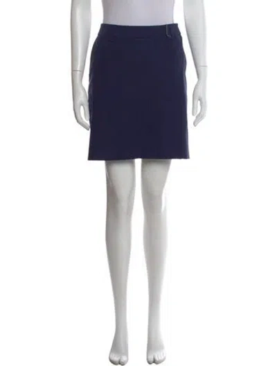 Pre-owned Kjus Mini Skirt In Blue