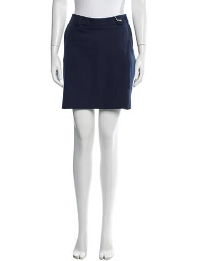 Pre-owned Kjus Mini Skirt In Blue