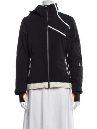 Pre-owned Kjus Nylon Biker Jacket In Gray