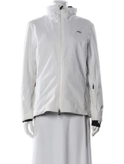 Pre-owned Kjus Nylon Jacket In White