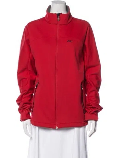 Pre-owned Kjus Nylon Performance Jacket In Red