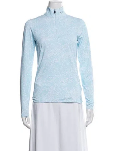 Pre-owned Kjus Patterned Performance Jacket In Blue