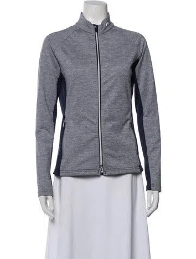 Pre-owned Kjus Patterned Performance Jacket In Grey