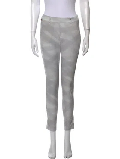 Pre-owned Kjus Patterned Straight Leg Pants W/ Tags In Grey