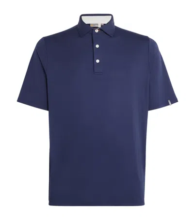 Kjus Pines Polo Shirt In Navy