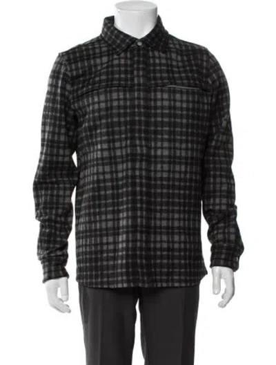 Pre-owned Kjus Plaid Print Jacket In Gray