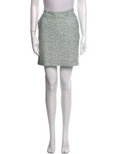 Pre-owned Kjus Polka Dot Print Mini Shorts In Green