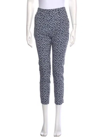 Pre-owned Kjus Printed Skinny Leg Pants In Blue