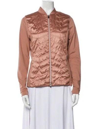 Pre-owned Kjus Printed Vest In Brown