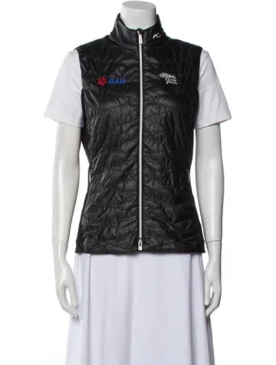 Pre-owned Kjus Printed Vest W/ Tags In Black