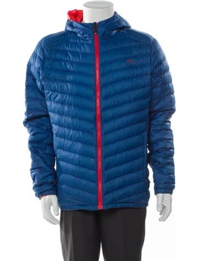 Pre-owned Kjus Puffer Coat In Blue