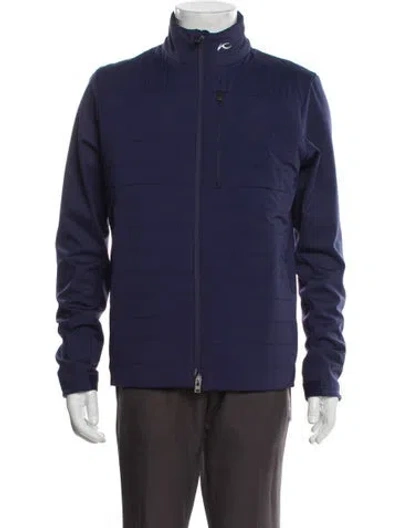 Pre-owned Kjus Puffer Coat In Blue