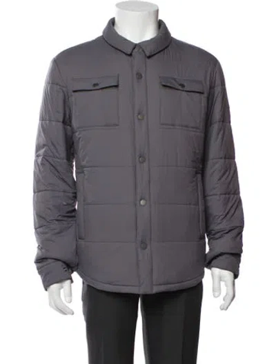 Pre-owned Kjus Puffer Coat In Gray