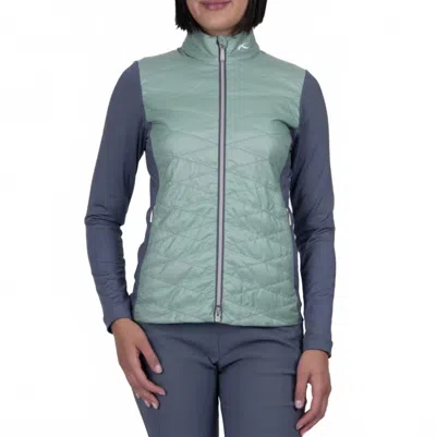 KJUS RETENTION JACKET IN MINERAL/STEEL BLUE