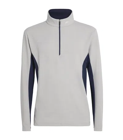 Kjus Roman Midlayer Half-zip Top In Navy