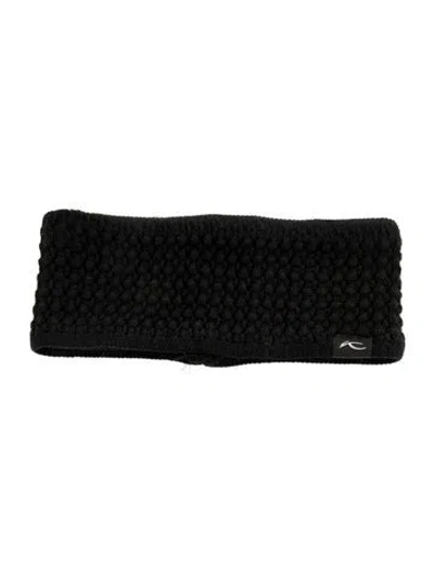 Pre-owned Kjus Solid Headband In Black