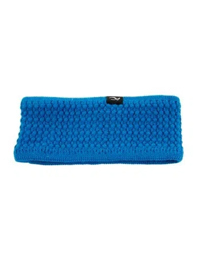 Pre-owned Kjus Solid Headband In Blue