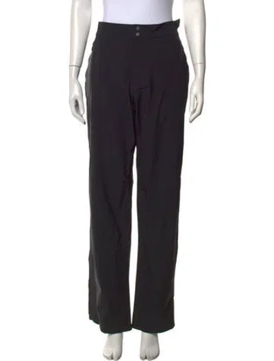 Pre-owned Kjus Straight Leg Pants In Black