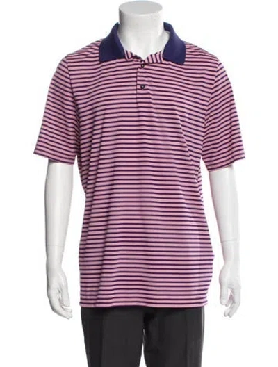 Pre-owned Kjus Striped Crew Neck Polo Shirt In Multi