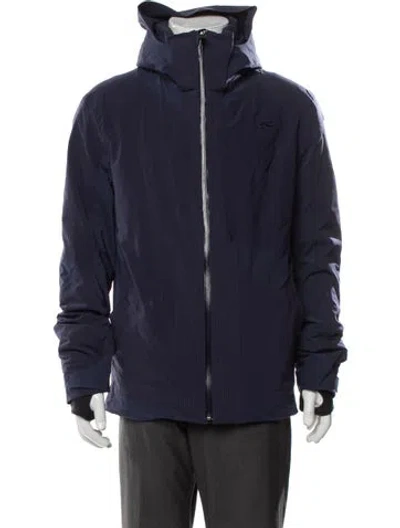 Pre-owned Kjus Striped Performance Jacket In Blue