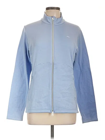 Pre-owned Kjus Track Jacket In Blue