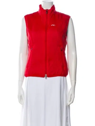 Pre-owned Kjus Vest In Red