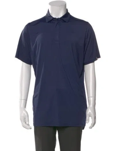 Pre-owned Kjus V-neck Short Sleeve Polo Shirt In Blue