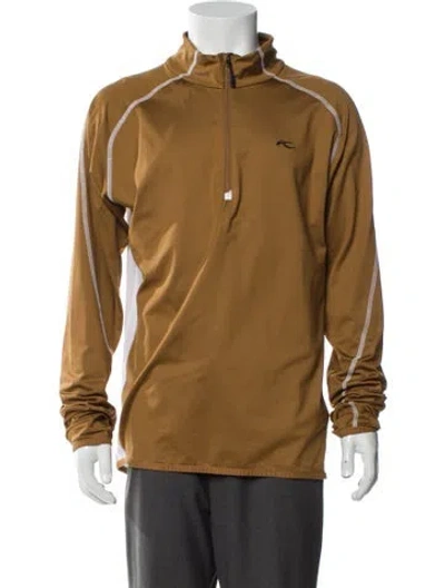 Pre-owned Kjus Windbreaker In Brown