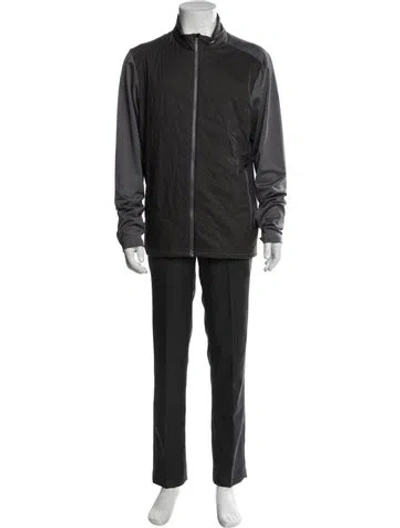 Pre-owned Kjus Windbreaker In Gray