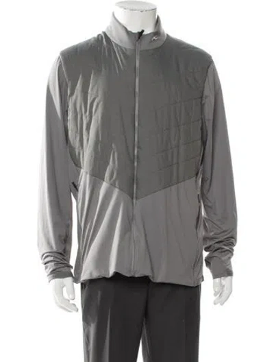 Pre-owned Kjus Windbreaker In Gray
