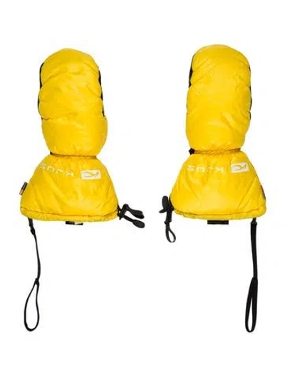 Pre-owned Kjus Winter Gloves In Yellow