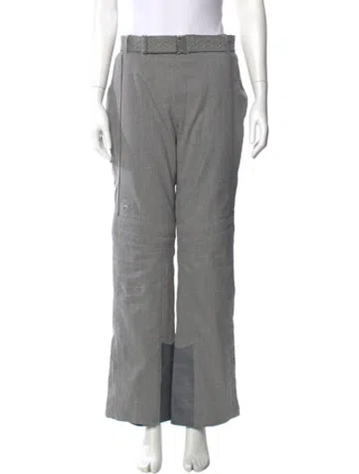 Pre-owned Kjus Wool Wide Leg Pants W/ Tags In Gray