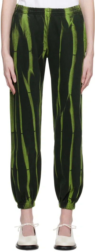 Kkco Blue Crescent Lounge Pants In Cobalt Jupiter Dye