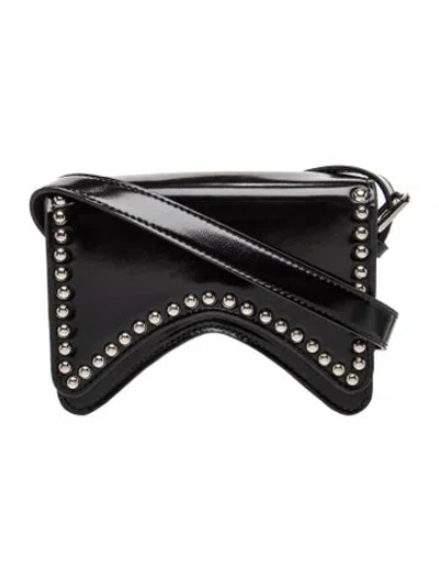 Pre-owned Kkco Leather Crossbody Bag In Black