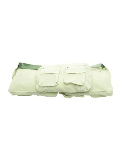 Pre-owned Kkco Nylon Belt Bag In Green