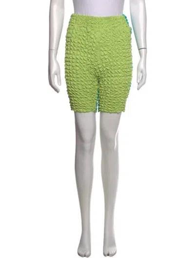 Pre-owned Kkco Nylon Knee-length Shorts In Green