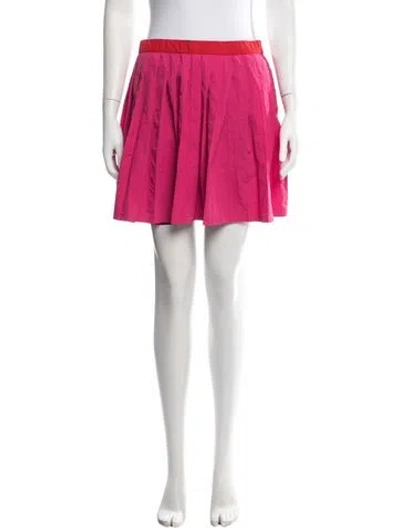 Pre-owned Kkco Nylon Mini Skirt In Pink