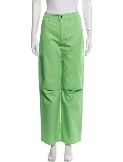 Pre-owned Kkco Wide Leg Pants In Green