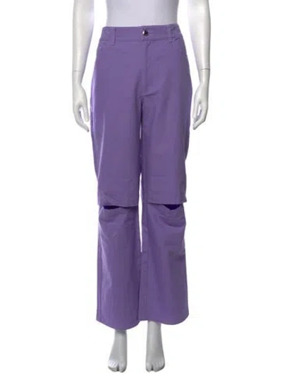Pre-owned Kkco Wide Leg Pants In Purple
