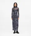 Kl Jeans All-over-print Mesh Dress In Multi